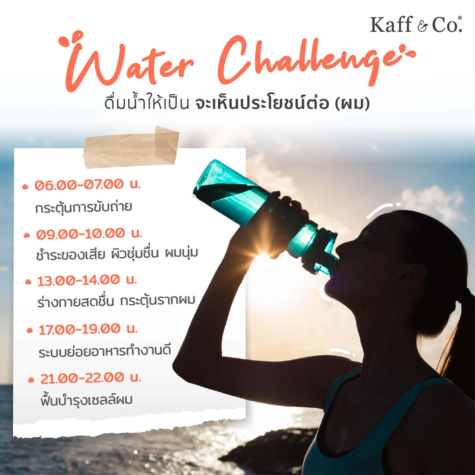 Water Challenge ดื่มน้ำให้เป็นจะเห็นประโยชน์ต่อ(ผม)