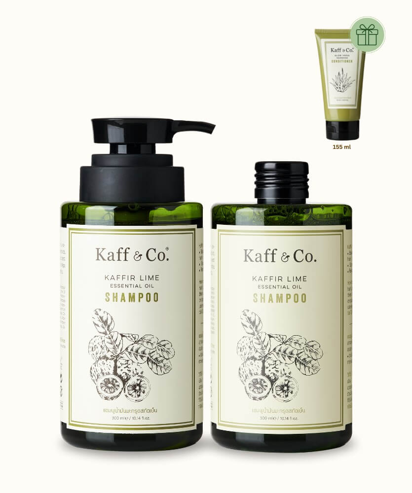 Saver Set - แชมพูน้ำมันมะกรูดสกัดเย็น 300 ML และ ชนิดเติม