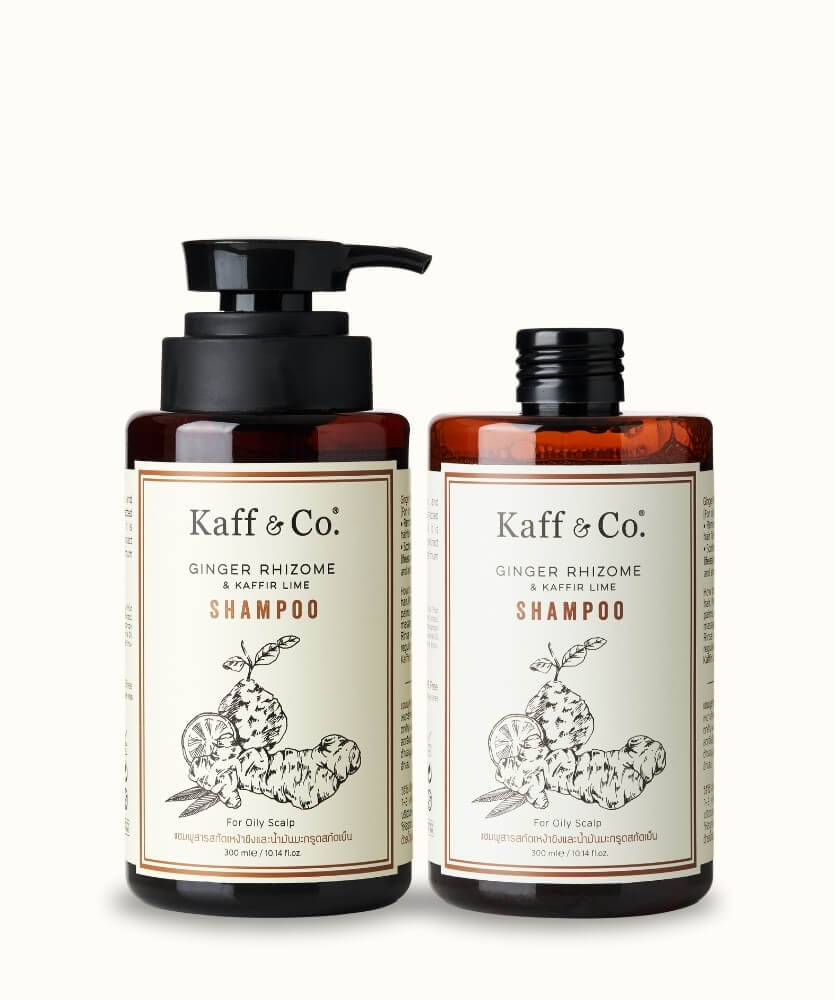 Saver Set - แชมพูสารสกัดเหง้าขิงและน้ำมันมะกรูดสกัดเย็น 300 ML และ ชนิดเติม