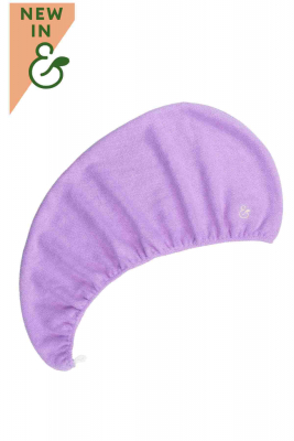Microfiber Hair Turban - purple - Lilac