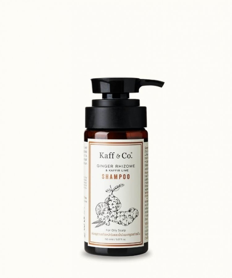 แชมพูสารสกัดเหง้าขิงและน้ำมันมะกรูดสกัดเย็น