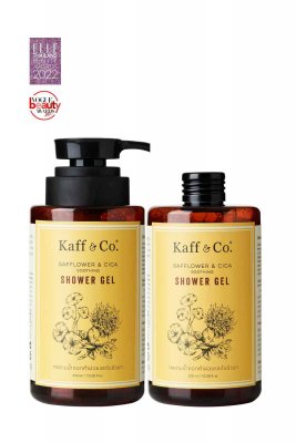 Saver Set - เจลอาบน้ำดอกคำฝอยและใบบัวบก 300 ML และ ชนิดเติม
