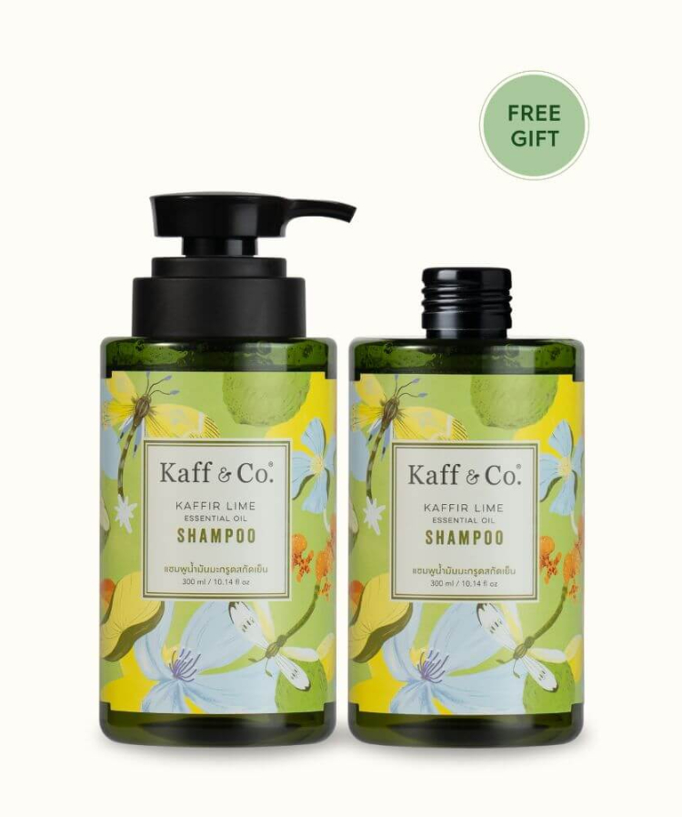 Saver Set - แชมพูน้ำมันมะกรูดสกัดเย็น 300 ML และ ชนิดเติม 300 ML